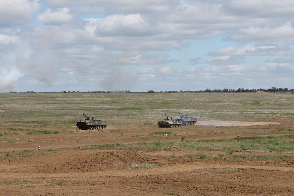 Полигон прудбой волгоградская область фото The all-army stage of the competitions "Tank Biathlon" and "Suvorov Attack" (ran