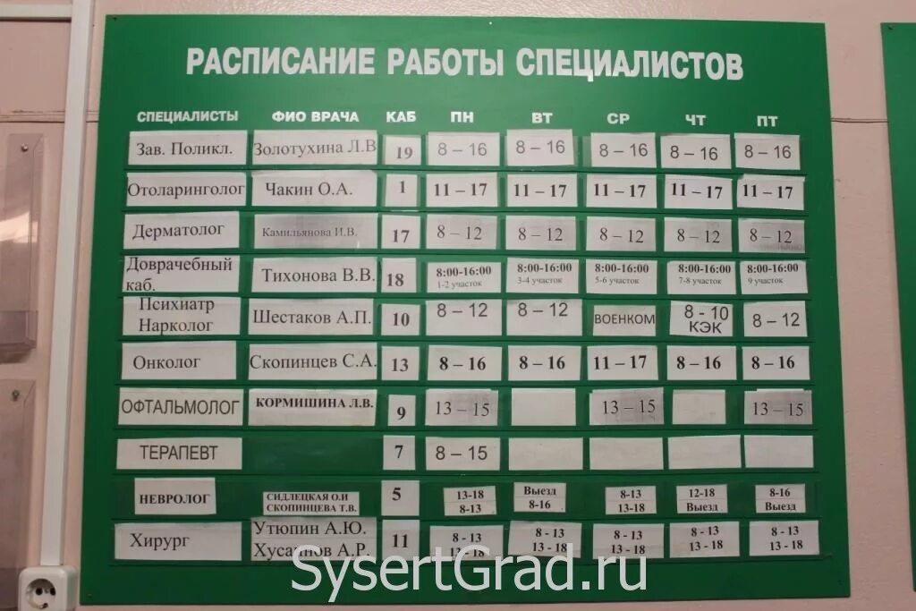 Поликлиника ул ленина 52 село долгодеревенское фото Регистратура демьяново