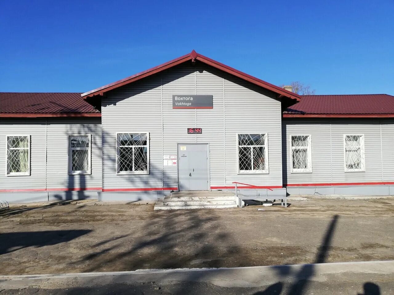 Поликлиника вохтога фото Vokhtoga Station, railroad station, Russia, Vologda Region, Gryazovetskiy rayon,