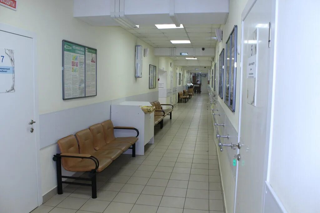 Поликлиника вороновская 25б микрорайон центральный фото Voronovskaya Polyclinic, polyclinic for adults, Settlement of LMS, mikrorayon Ts