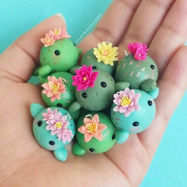 Полимерная глина поделки своими руками фото CookieAndDinos Etsy Polymer clay projects, Cute polymer clay, Diy clay crafts