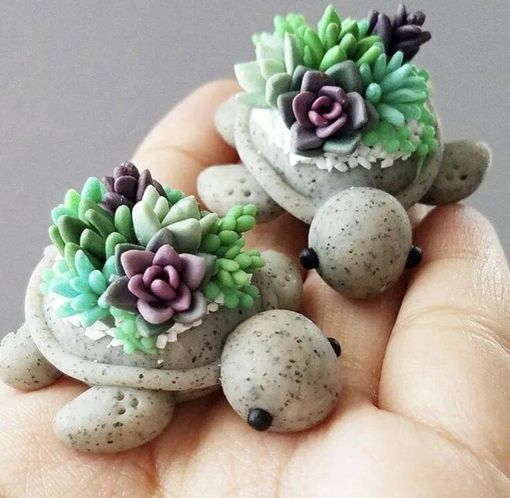 Полимерная глина поделки своими руками фото Pin by Carolyn Kenobi on Home decor and design Polymer clay creations, Polymer c