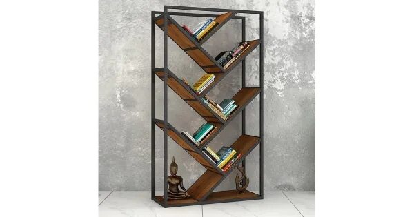 Полка для книг в стиле лофт Стеллаж Loft BookShelf купить в интернет магазине Москва