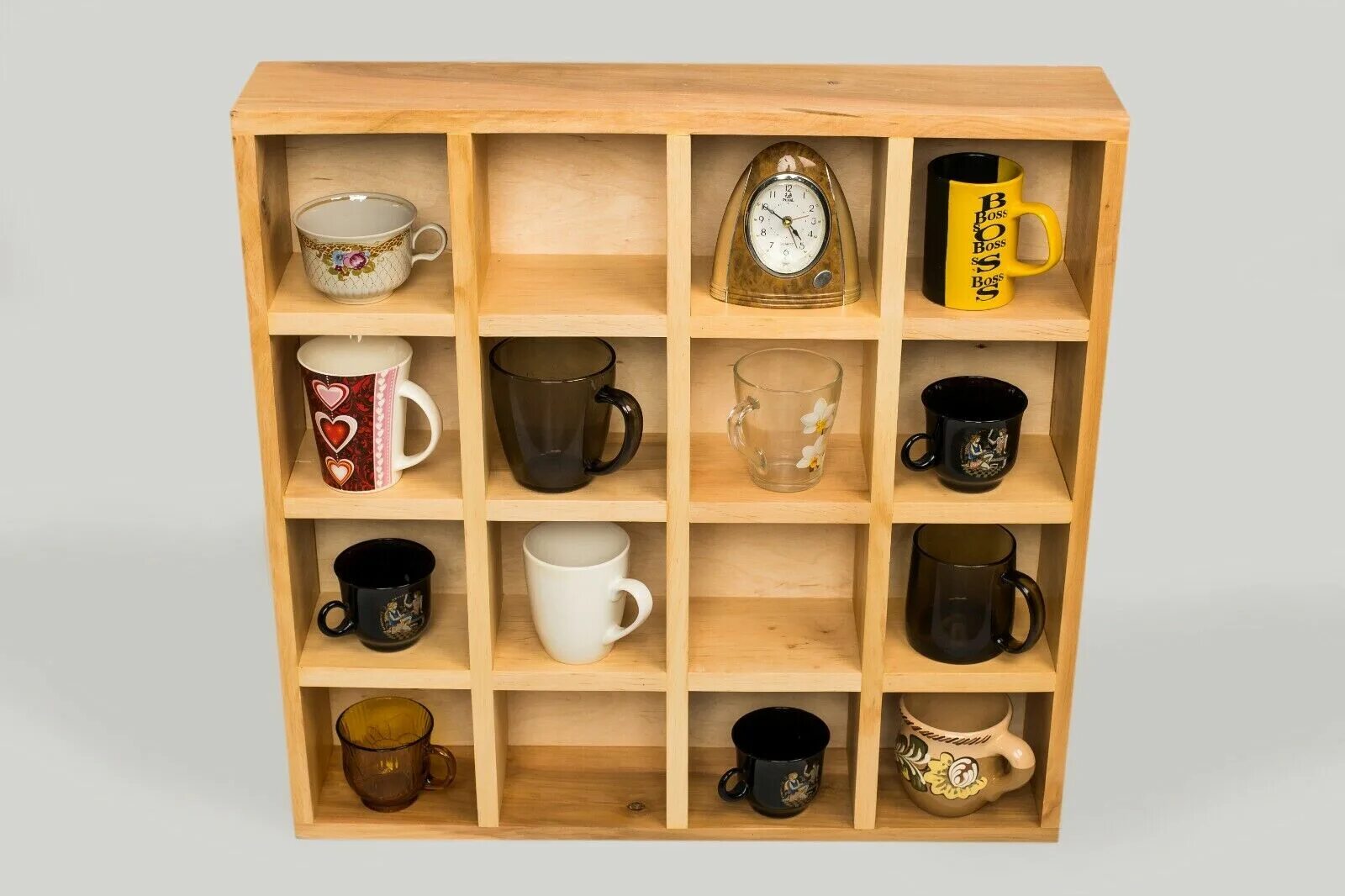 Полка для кружек деревянная фото Coffee mug shelves, Tea cup shelf, Mug cubby,Wall mounted shelves,Mug wall shelf