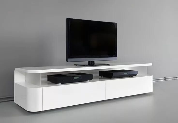 Полка под телевизор напольная длинная фото Representation of Ikea White TV Stand: Sweet Couple for Minimalism Tv stand mode