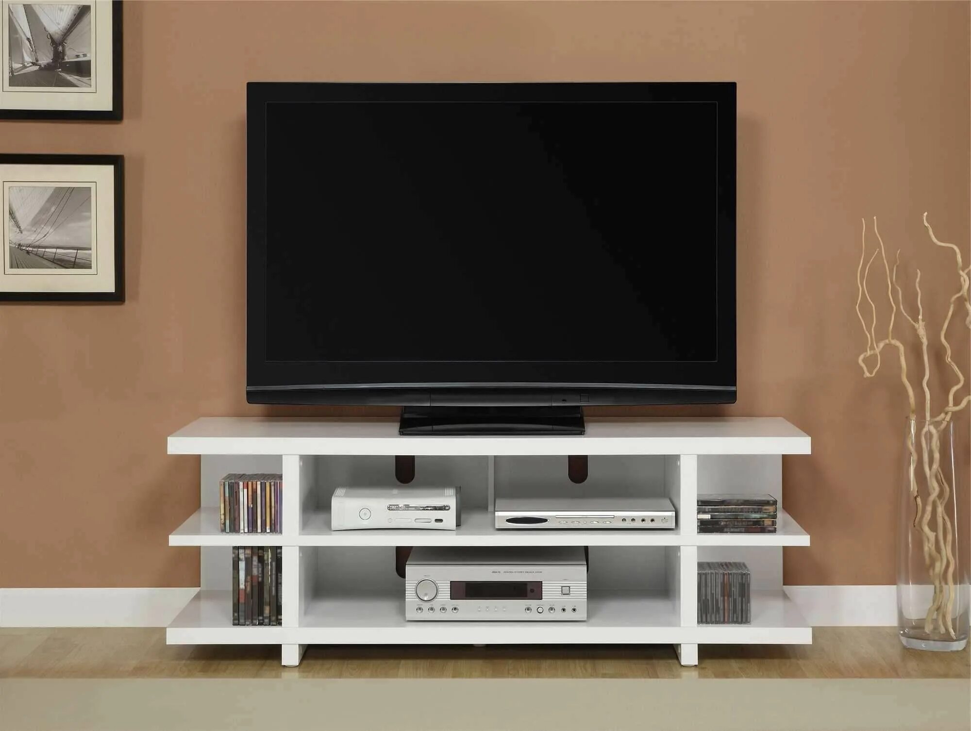 Полка под телевизор напольная фото Article: Contemporary Corner Tv Stands For Flat Screens Uk