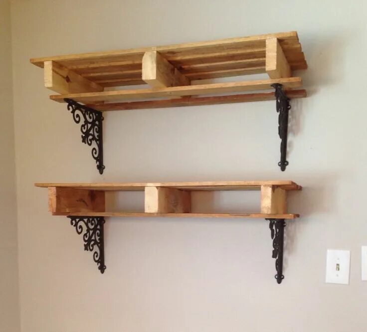 Полка самоделка Pallet shelves Estanteria palets, Muebles con palets, Muebles hechos con palets