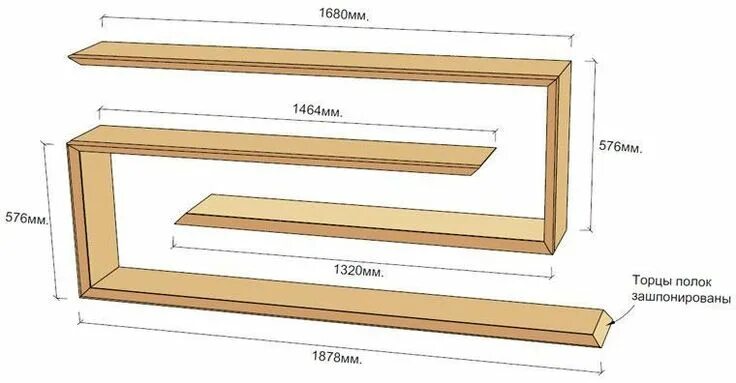Полка своими руками схема Сборка настенной полки своими руками: пошаговая инструкция Wall shelves design, 