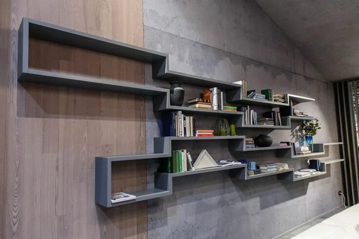 Полки дизайн фото Home Library Bookcase Ideas - So You Can Surround Yourself With Stories Modern s