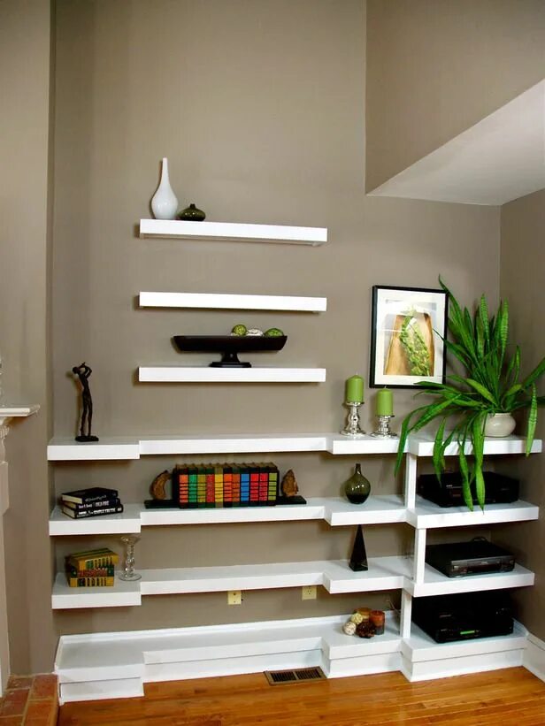 Полки дизайн фото 13 Ways to Decorate With Floating Shelves Ikea floating shelves, Floating shelve