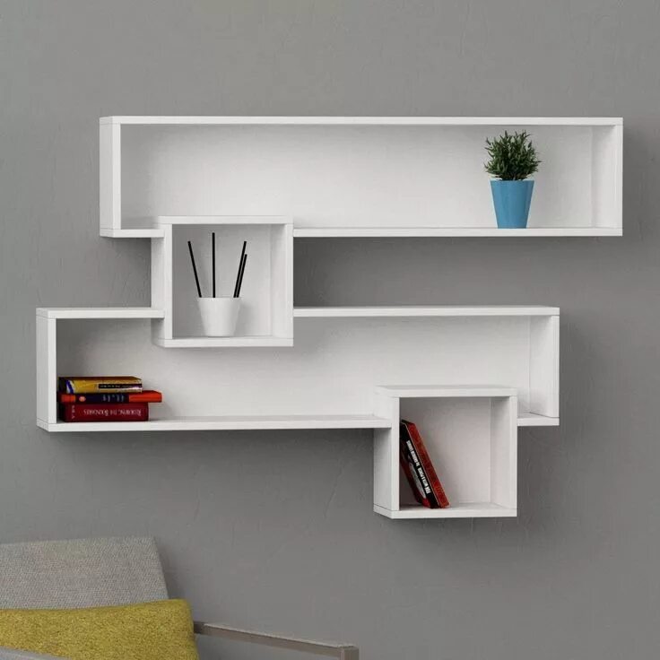 Полки дизайн фото Kệ treo tường K085 Wall shelf decor, Unique wall shelves, Shelf design