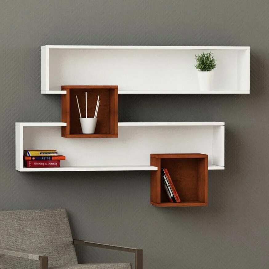 Полки дизайн фото Rosella Wall Shelf Wall shelves design, Home interior design, Wall shelf decor