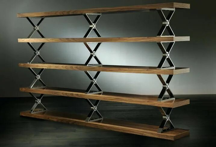 Полки металл в стиле лофт Image result for metal and wood shelves Shelves, Metal bookcase, Reclaimed wood 