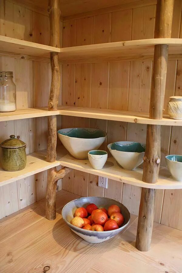 Полки на дачу фото 20 Amazing Kitchen Pantry Ideas Decoholic Rustic house, House design, Home decor