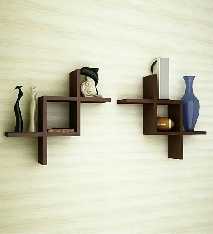 Полки на стену своими руками фото Pin by Satish on Wall shelf Wooden wall decor, Wooden wall shelves, Shelves