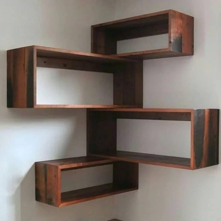 Полки на стену своими руками фото 35 Smart Corner Shelf Design Ideas That Will Change Your Room Style - Engineerin