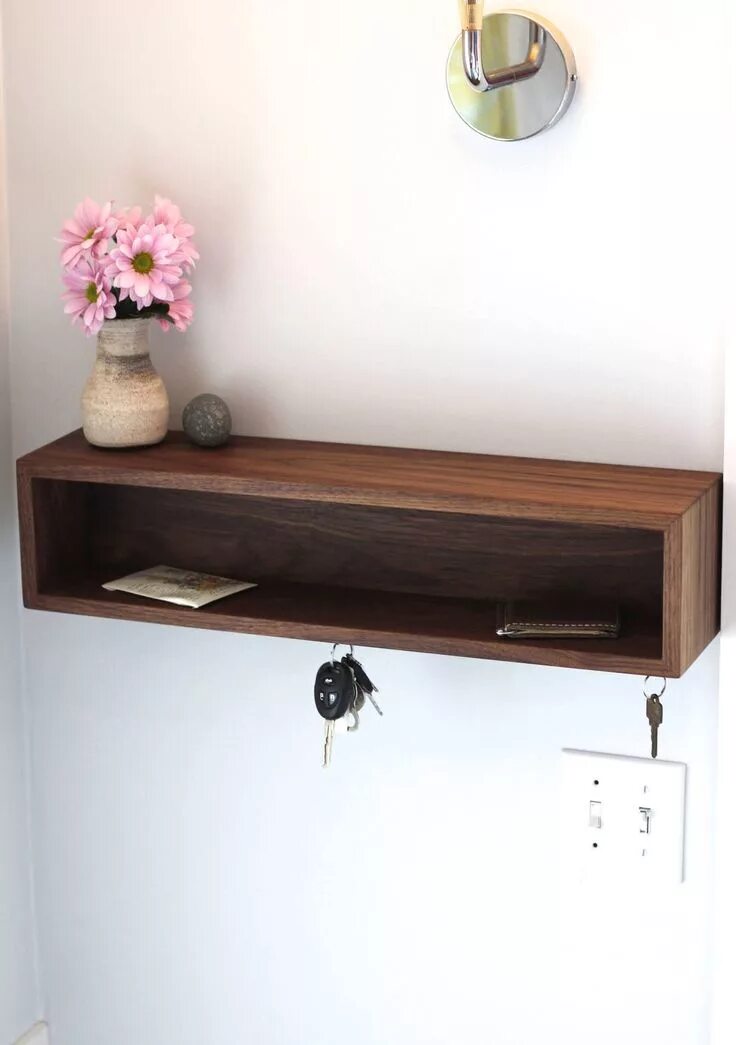 Полки на стену в прихожую фото 25 DIY Entryway Organizers You Could Build Right Now 玄 関 モ ダ ン, 装 飾 の ア イ デ ア, 廊