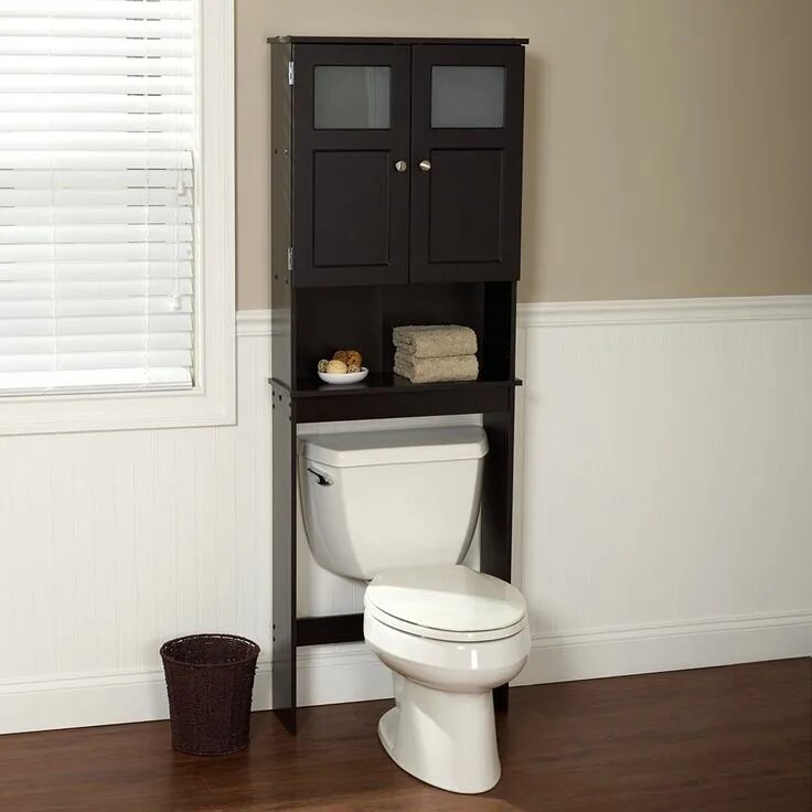 Полки над унитазом в туалете фото How To Make The Most Of a Bathroom Space Saver Bathroom storage units, Over toil