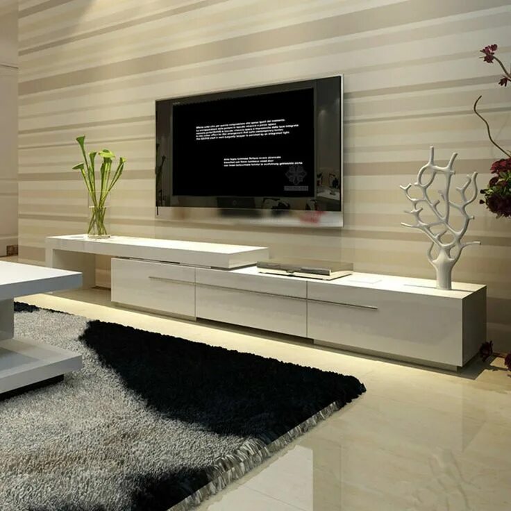 Полки под телевизор напольные современные фото Pin by Boxweller on тумбы Modern tv stand living rooms, Tv stand decor living ro