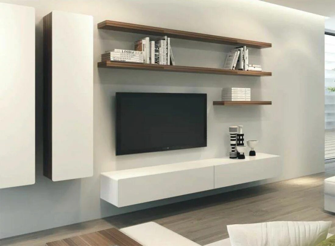 Полки под телевизор в гостиной фото modern entertainment units - Google Search Muebles para tv led, Muebles para tv,