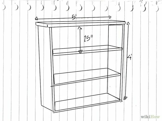 Полки своими руками чертежи How to Build Wooden Bookshelves Libreros de madera, Como hacer un librero, Mader