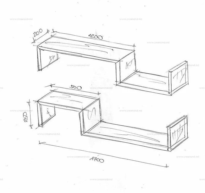 Полки своими руками чертежи Полка подвесная