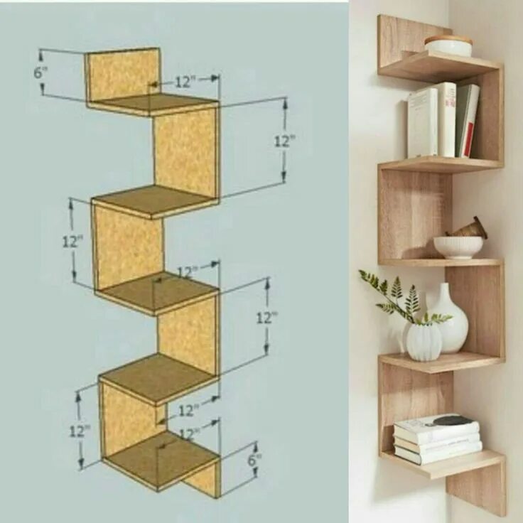 Полки своими руками чертежи фото Pin by Anita Alcantara on manualidades para el hogar Wall shelves design, Wall d