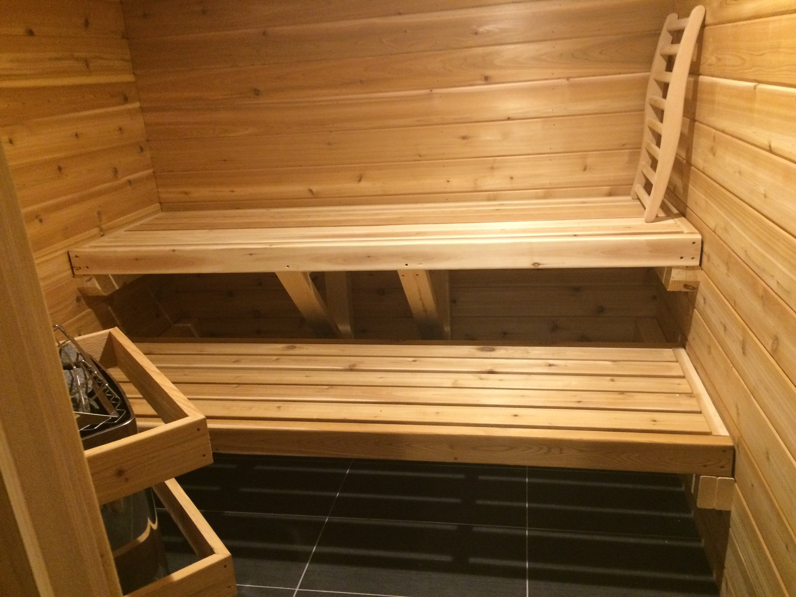 Полки в бане фото Pin on Cabin - Sauna