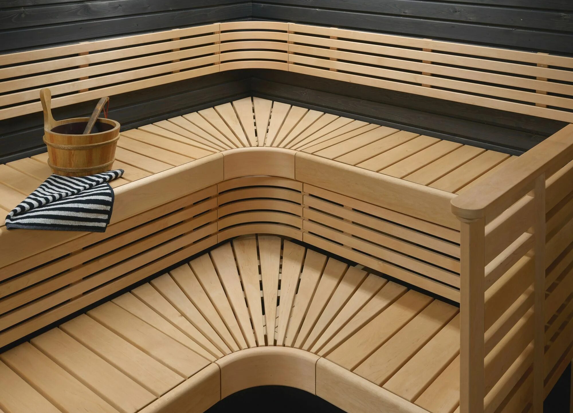 Полки в баню угловые варианты Lauderatkaisu Sauna, Sauna design, Finnish sauna