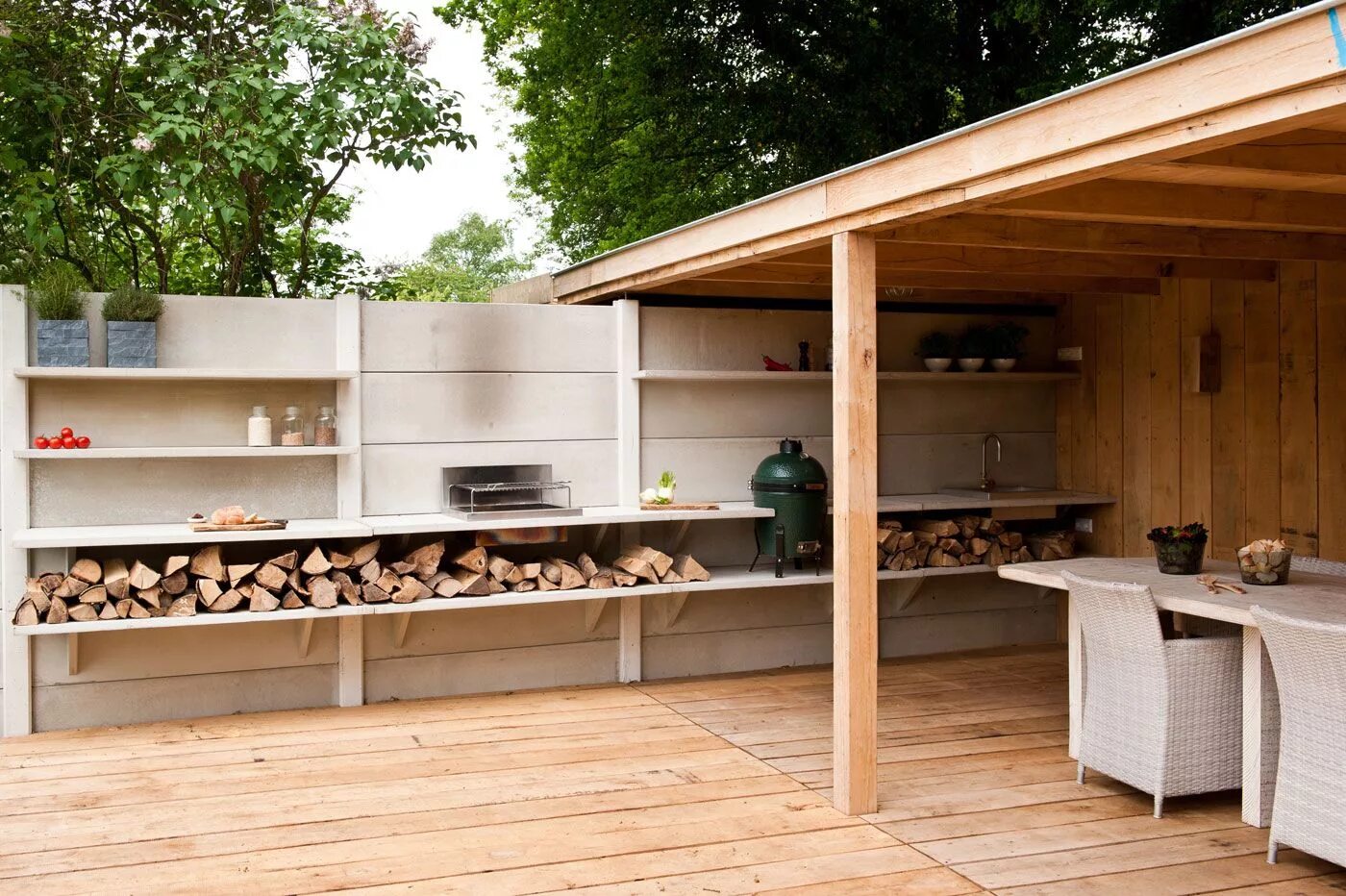 Полки в беседке своими руками Pin by Terry Dresbach on B. Outdoor Design Outdoor kitchen, Patio storage, Outdo