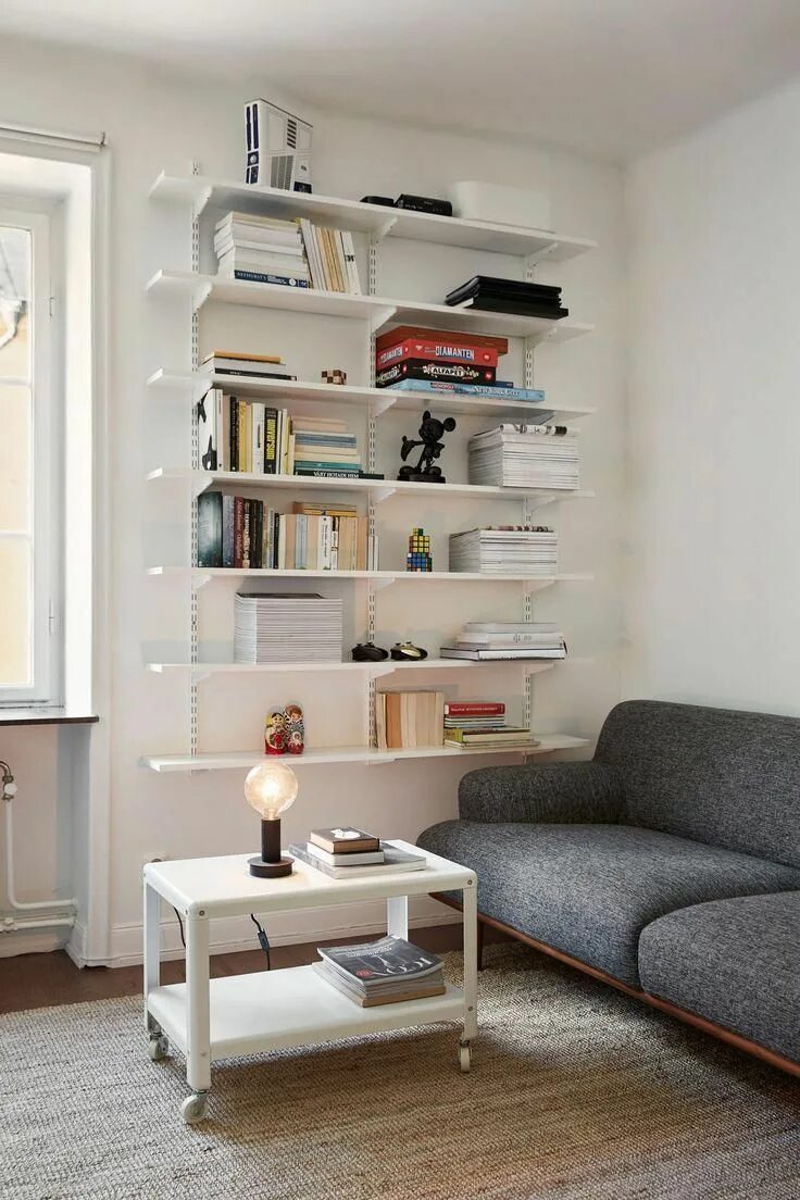 Полки в интерьере комнаты Excellent Pictures Living Room Ikea Hacks. Easy DIY Built-Ins From Ikea BILLY Bo