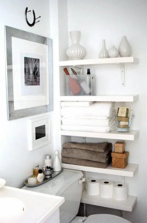 Полки в ванной фото 53 Bathroom Organizing And Storage Ideas - Photos For Inspiration Diy bathroom s