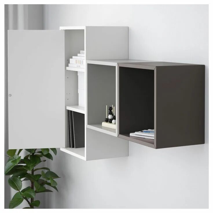 Полки закрытые фото Products Eket, Ikea eket, Wall mounted cabinet