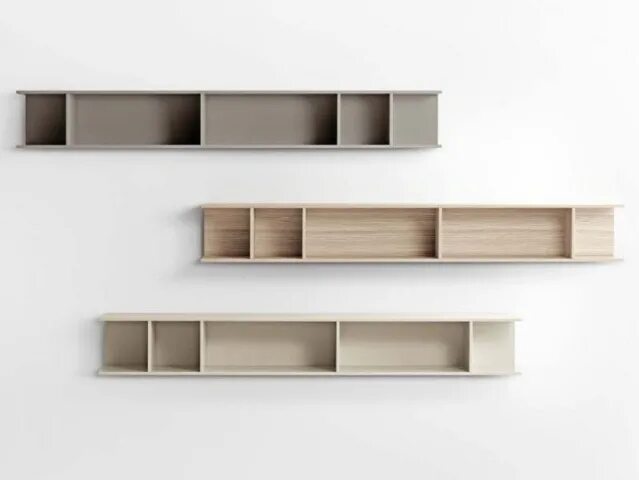 The wall shelf with sliding door adds the final touch to your room setting. Comb