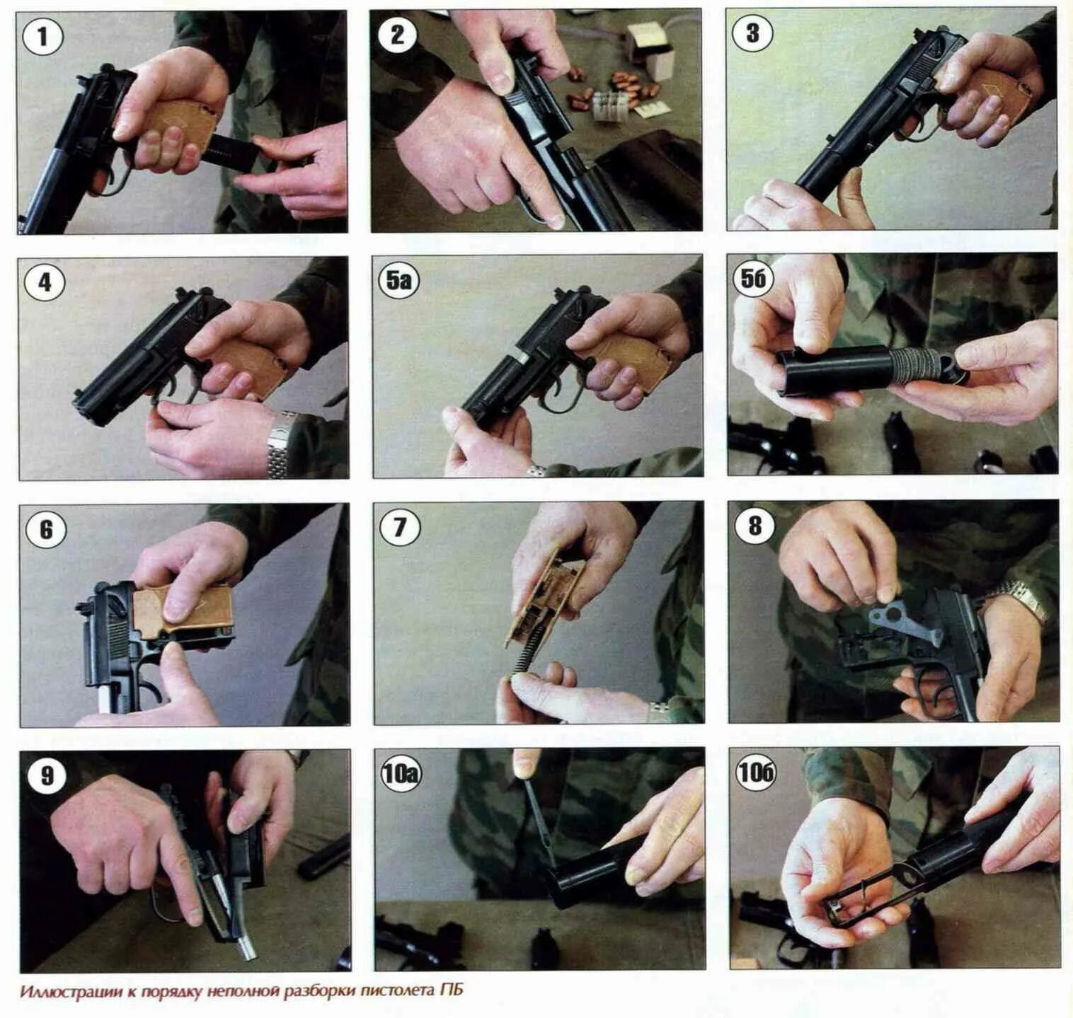 Полная разборка пм порядок действий в картинках ищються чертежи ПБ (6п9, пистолет бесшумный) : Макеты и реплики стрелкового оруж