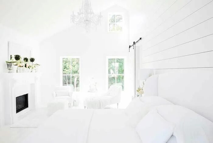 Полностью белый интерьер Valkoista, modernia ja romanttista White room decor, White painted furniture, Wh