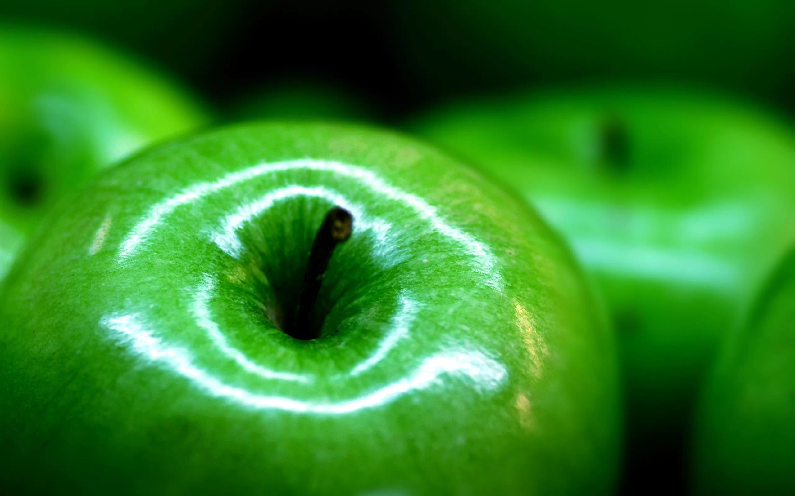 Полностью зеленое фото Green Apple Fruit Background