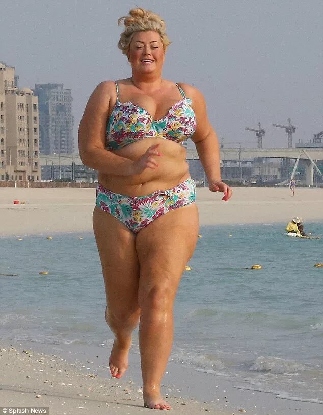 Полные 50 летние женщины фото TOWIE's Gemma Collins displays her curvaceous bikini body in Dubai Daily Mail On