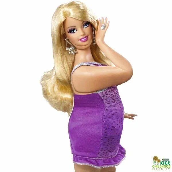 Полные куклы фото Pretty in purple Fat barbie, Barbie funny, New barbie dolls