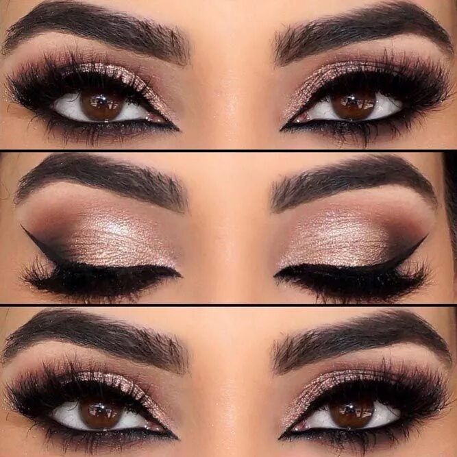 Полный макияж для карих глаз How to Rock Makeup for Brown Eyes (Makeup Ideas & Tutorials) - Pretty Designs Go