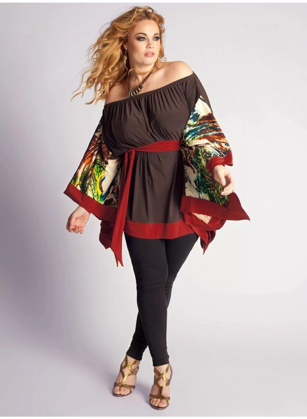 Полный мода женская одежда Off the shoulder Plus size fall fashion, Plus size fashion, Plus size outfits