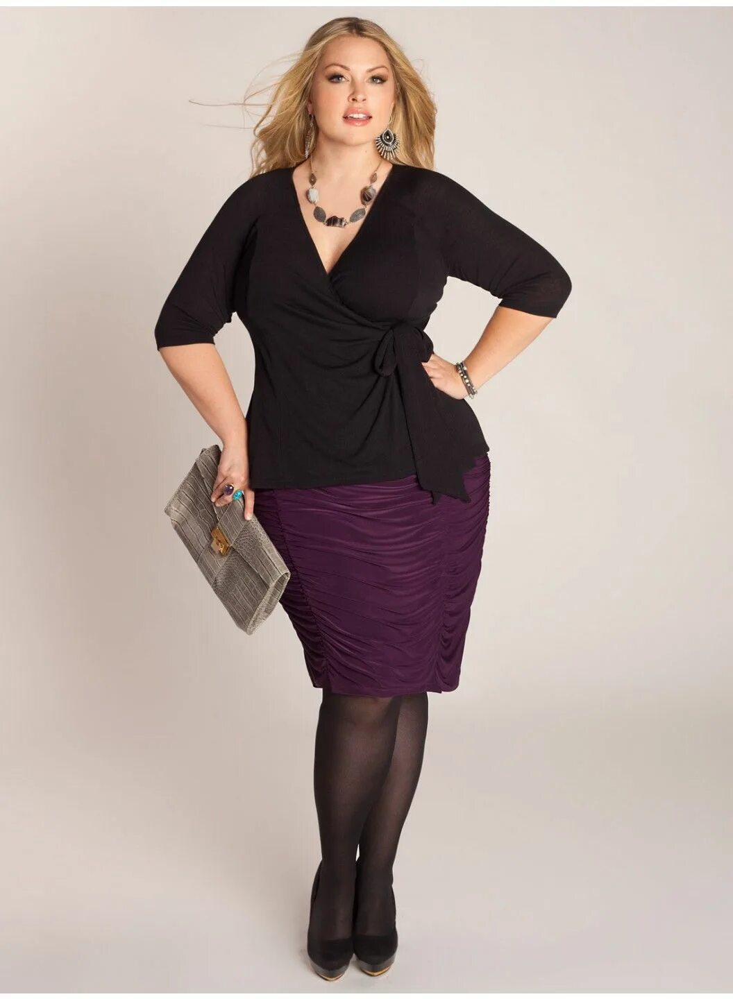 Полный стиль женская одежда I love everything about this outfit from IGIGI Plus size skirts, Fashion, Design