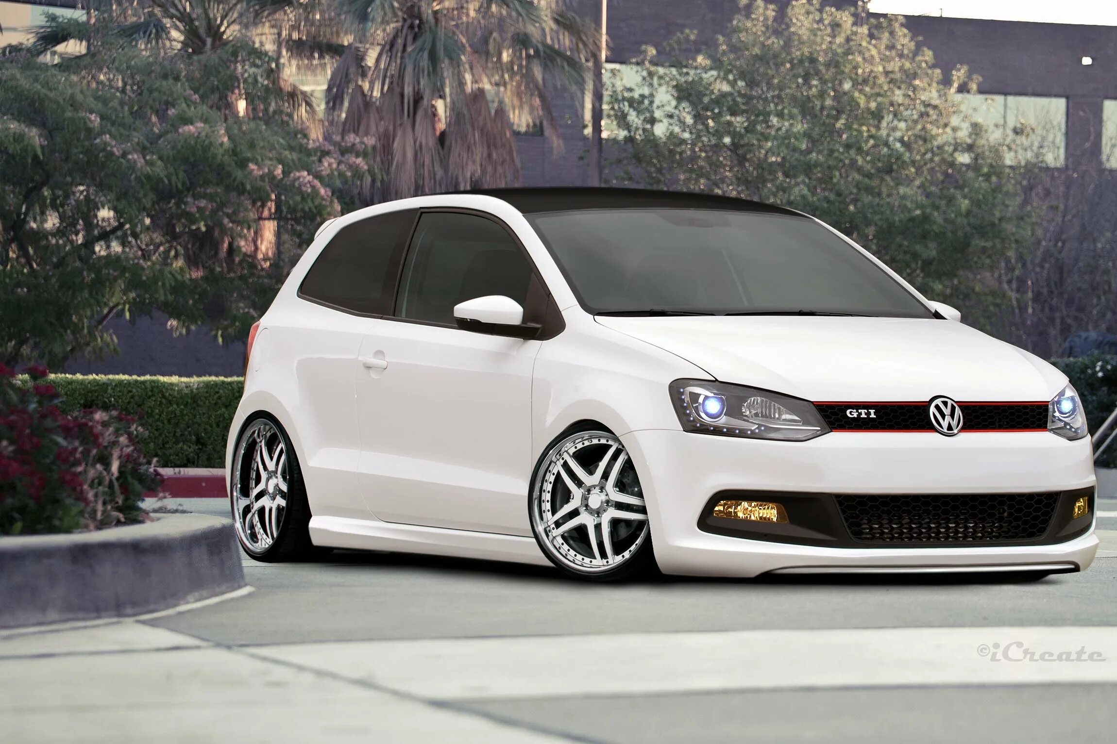 Поло машина тюнинг Volkswagen polo tuning LkbAuto.ru