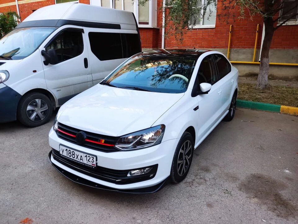 Поло седан тюнинг драйв Оклейка крыши пленкой - Volkswagen Polo Sedan, 1,6 л, 2019 года тюнинг DRIVE2