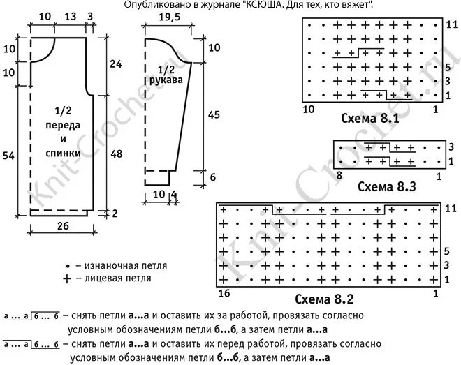 Поло спицами описание схемы вязания Пуловер поло спицами для мужчин.. Обсуждение на LiveInternet - Российский Сервис