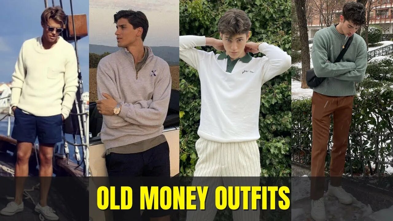 Поло в стиле old money мужское Old money Outfits For Men's Aesthetic Preppy Style Vintage Outfits Men Soft Boy 