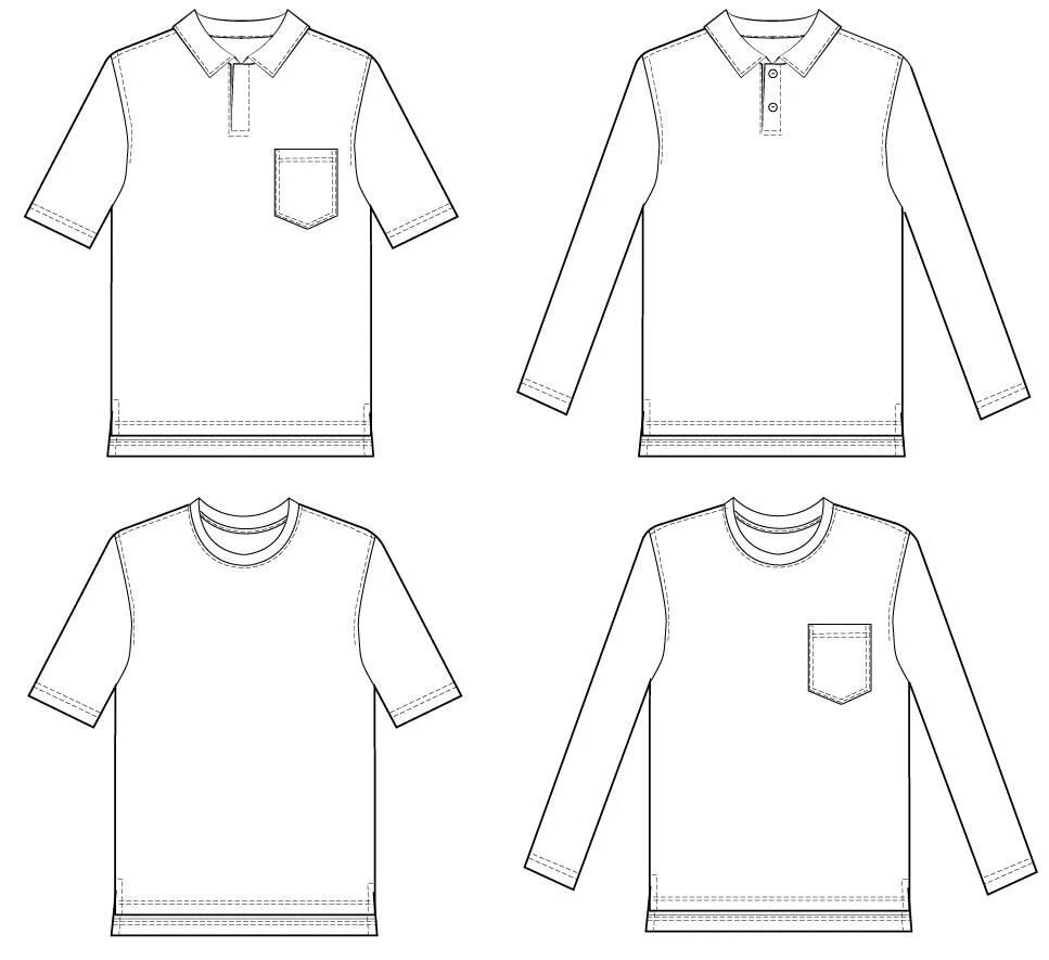 Поло женское выкройка Buy pattern polo shirts OFF-59