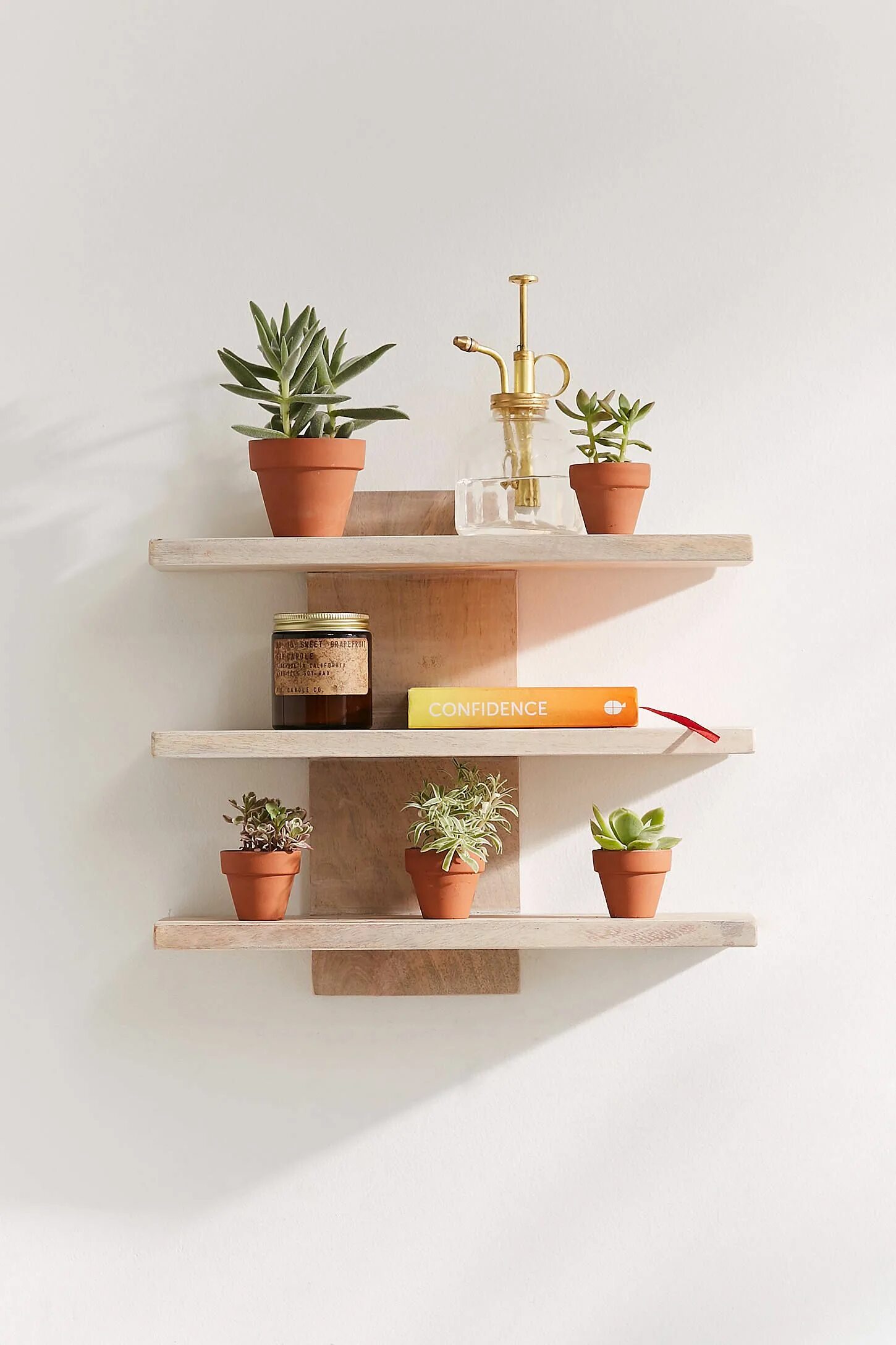 Полочка на стену своими руками фото Tori Tri-Tier Wall Shelf Cool shelves, Shelves, Wall shelves