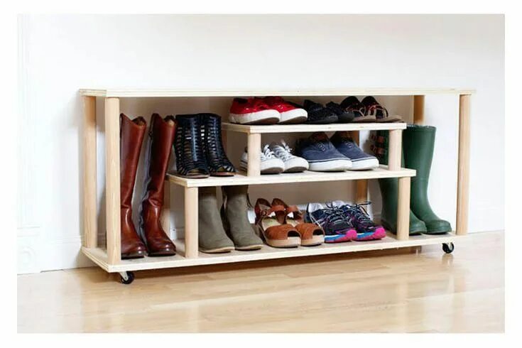 Полочки для обуви своими руками фото We Tested the Best Shoe Racks for Keeping Your Footwear Tidy Diy shoe rack, Shoe