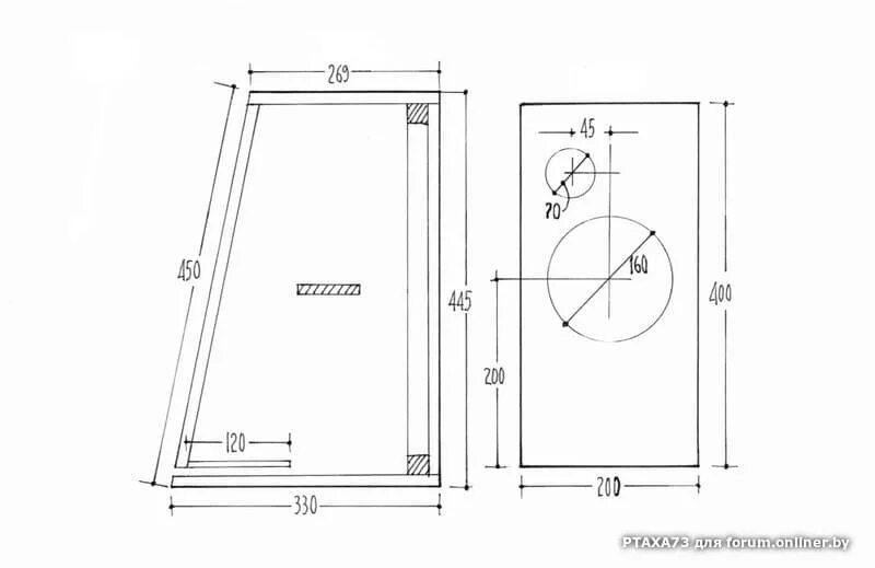 Полочная акустика своими руками для дома чертежи Акустика своими руками. Фото "Не для споров, а ради забавы" - Форум onliner.by